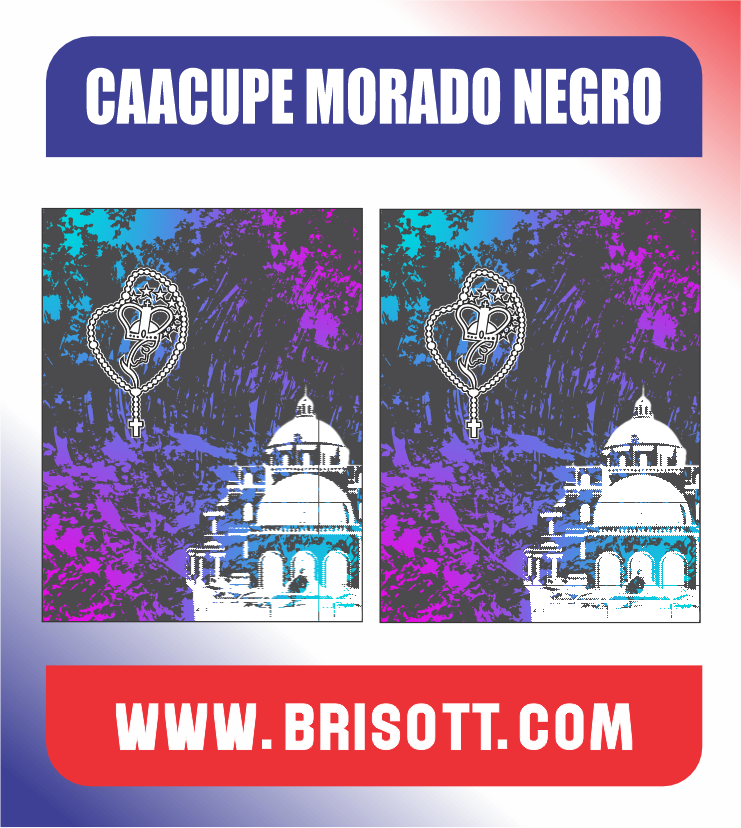 CAACUPE MORADO NEGRO